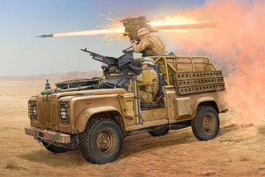 1/35 Hobby Boss Land Rover WMIK w/ MILAN ATGM