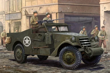 1/35 Hobby Boss M3A1 White Scout Car Late Production