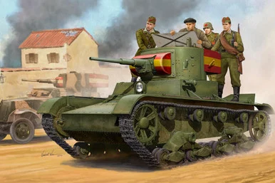 1/35 Hobby Boss Soviet T-26 Light Infantry Tank Model 1935 - HY82496