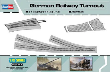 1/72 Hobby Boss German Railway Turnout - HY82909