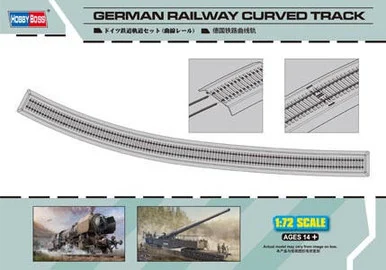 1/72 Hobby Boss German Railway Curved Track - HY82910