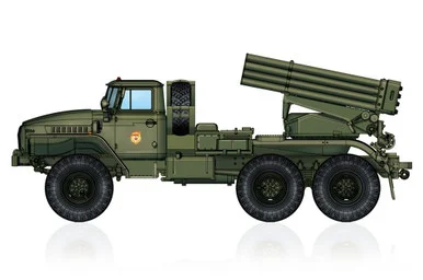 1/72 Hobby Boss Russian BM-21 Grad Multiple Rocket Launcher