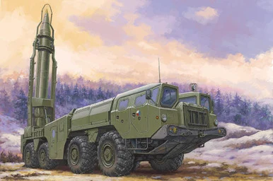 1/72 Hobby Boss Soviet (9P117M1) Launcher with R17 Rocket of 9K72 Missile Complex Elbrus (Scud B) - 100% new tooling Plastic Model Kit