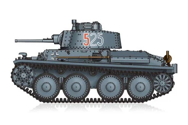 1/72 Hobbyboss German Pz.Kpfw. 38(t) Ausf.E/F - Hobby Boss