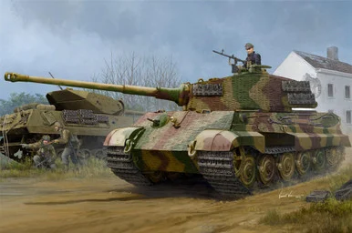 1/35 Hobby Boss Pz.Kpfw.VI Sd.Kfz.182 Tiger II (Henschel 1944 Production) w/ Zimmerit