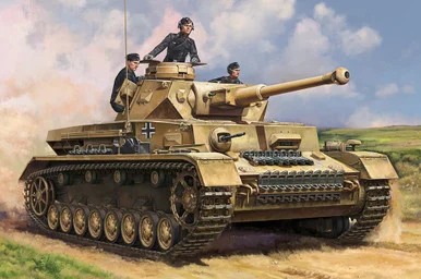 1/48 Hobby Boss German Pzkpfw IV Ausf.F2 Plastic Model Kit