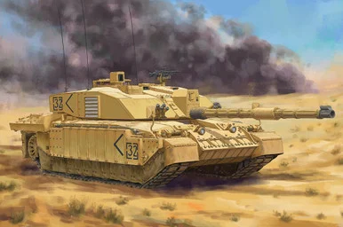 1/48 Hobbyboss British Challenger II (OP.Telic) Iraq 2003 Plastic Model Kit - Hobby Boss