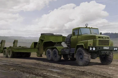 1/35 Hobby Boss Russian KrAZ-260B Tractor/CMAZ/ChMZAP-5247G SemiTrailer - HY85523