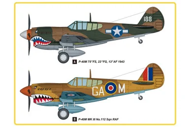 1/48 Hobby Boss P-40M Kitty Hawk