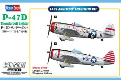1/48 Hobby Boss P-47D Thunderbolt Fighter - HY85811