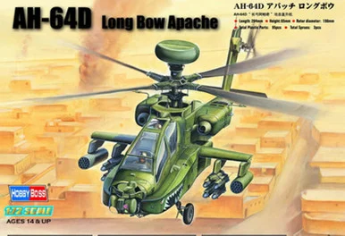 1/72 Hobby Boss AH-64D Long Bow Apache - HY87219