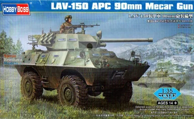 HBS82421 1:35 Hobby Boss LAV-150 APC 90mm Mecar Gun