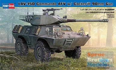 HBS82422 1:35 Hobby Boss LAV-150 Commando AFV w/ Cockerill 90mm Gun #82422