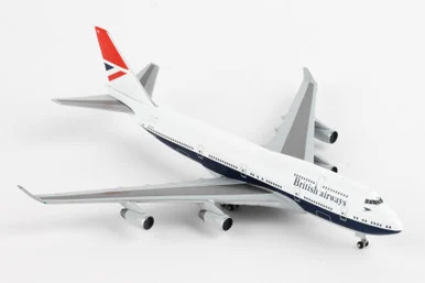 HERPA BRITISH 747-400 1/500 NEGUS 100TH LIVERY