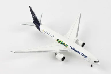 HERPA LUFTHANSA CARGO 777F 1/500 CARGO HUMAN CARE - HERPA 1:500