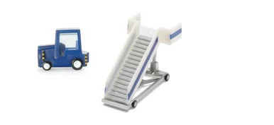 HERPA PASSENGER STAIRS (2) W/TRACTOR 1/200 - HERPA 1:200