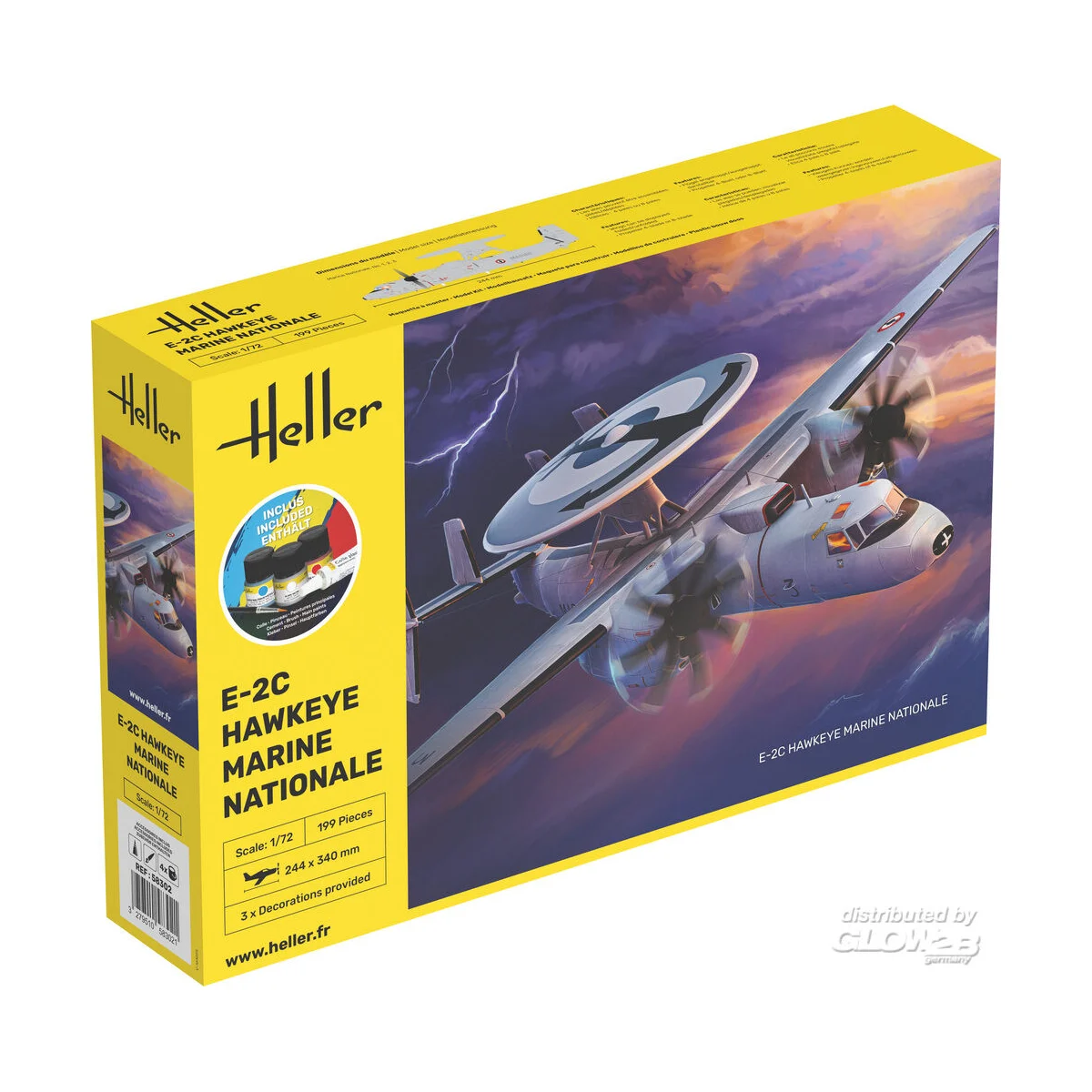 STARTER KIT E-2C Hawkeye Marine Nationale Model kit