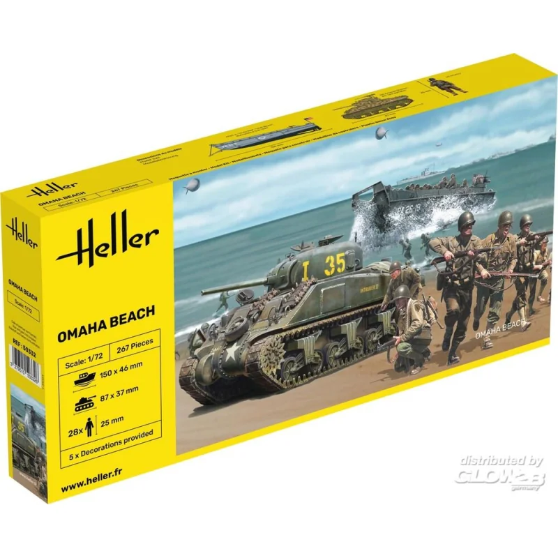 Omaha Beach Model kit - Heller