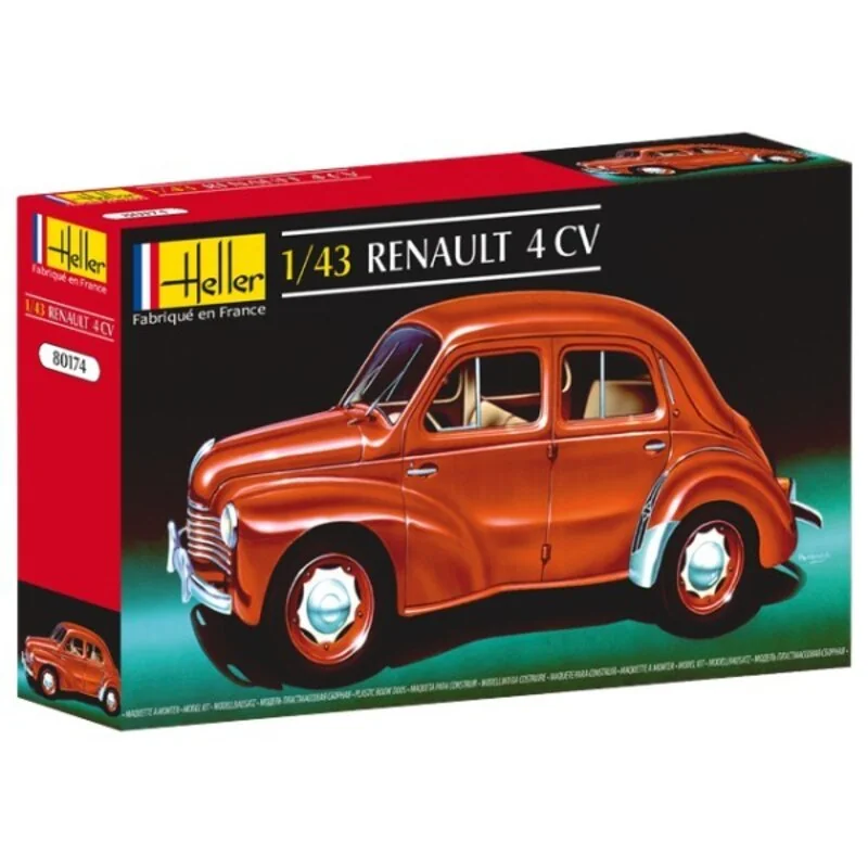 Renault 4 Cv Classique 1:43 Model kit - Heller