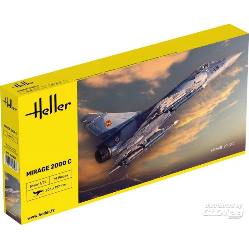 Dassault Mirage 2000C (2023 release) Model kit - Heller