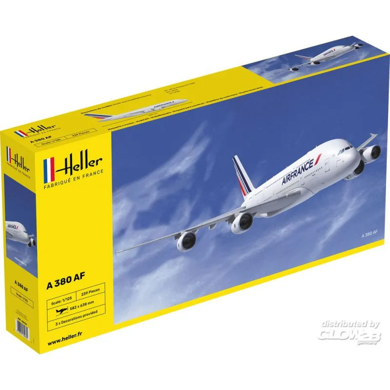 Airbus A 380 800 Air France 1:125 Model kit - Heller