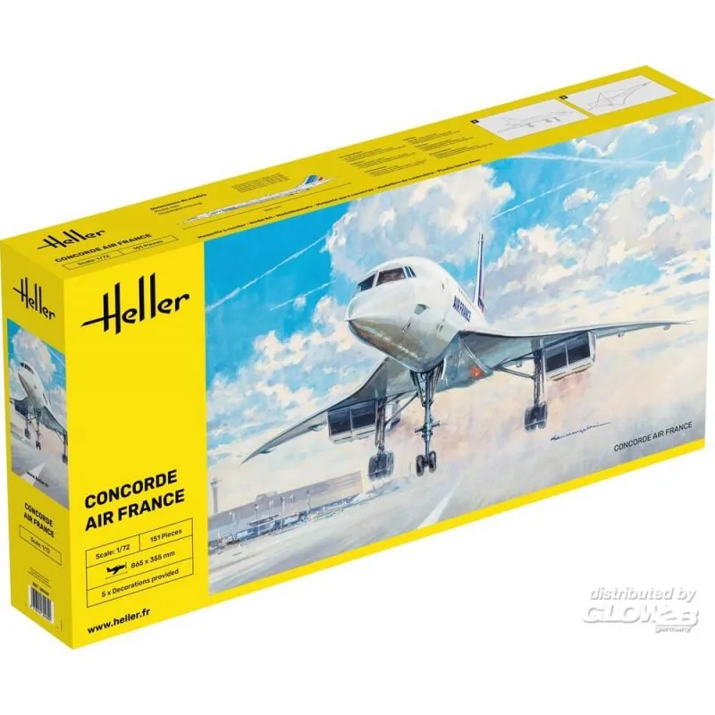 Concorde AF Model kit - Heller