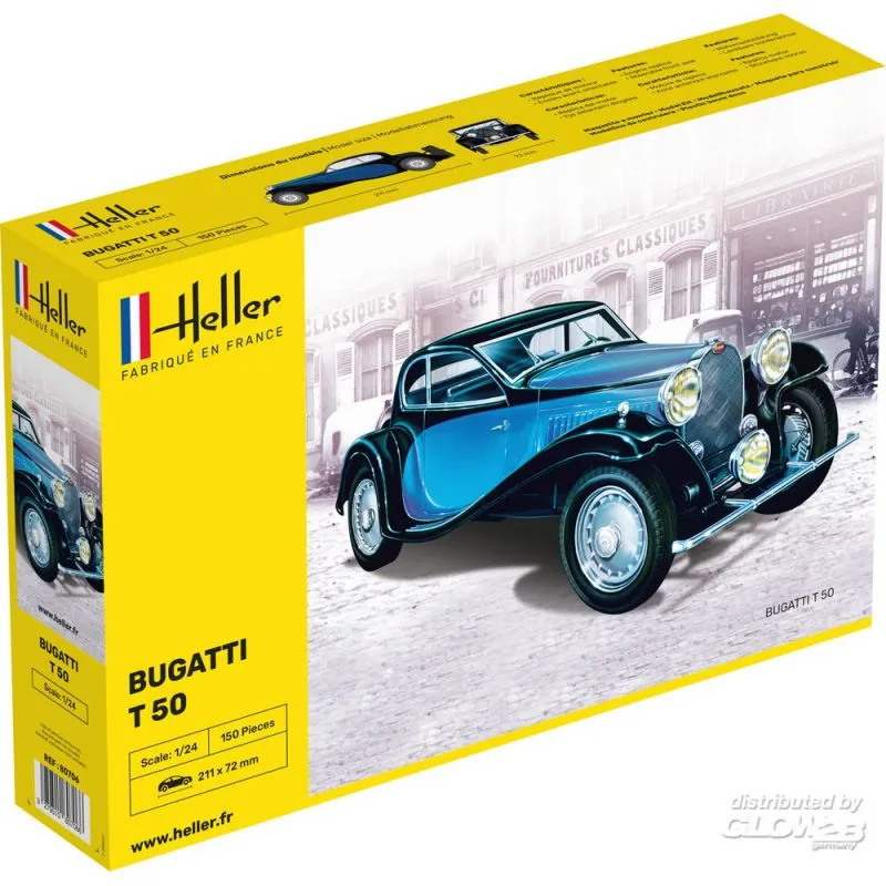 bugatti t50 Model kit - Heller