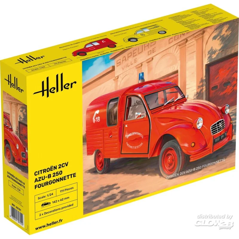Citroen 2CV Fourgonette AK 250 Model kit - Heller