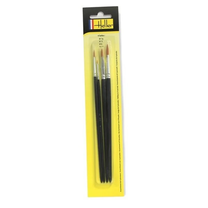 Blister 4 Brushes N.3/0-3-6-10
