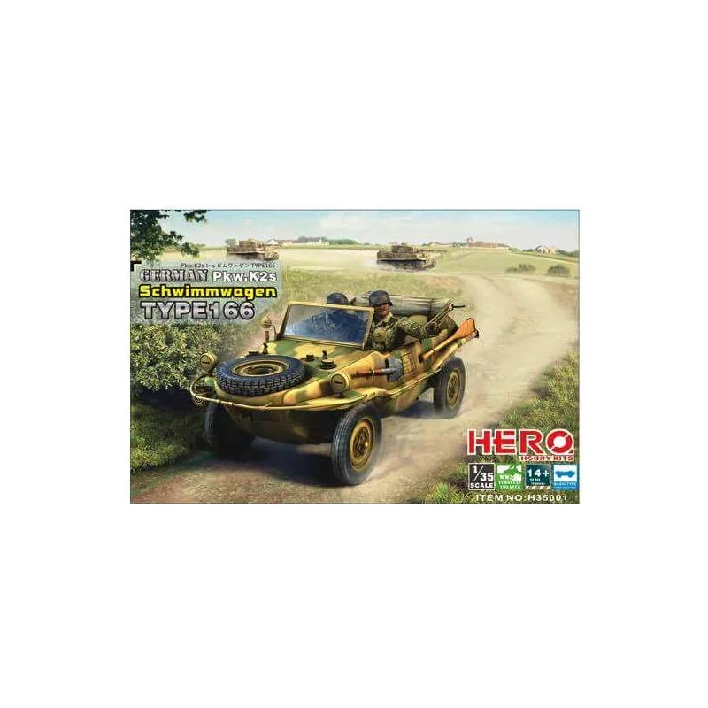 Schwimmwagen type 166 Model kit - Hero Hobby Kits