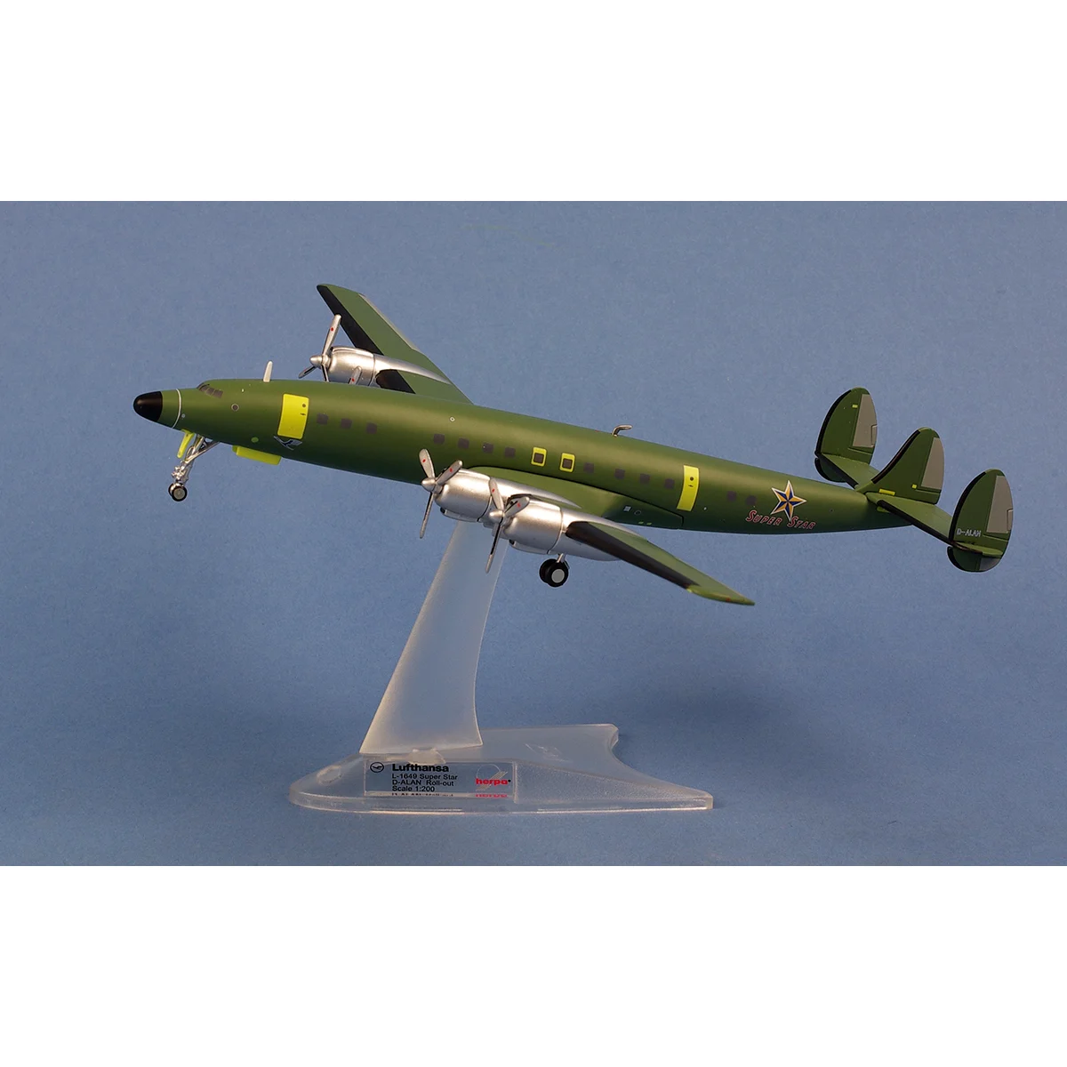 Lufthansa Lockheed L-1649A Super Star Roll-out Hamburg January 17, 2025 -' D-ALAN Die cast