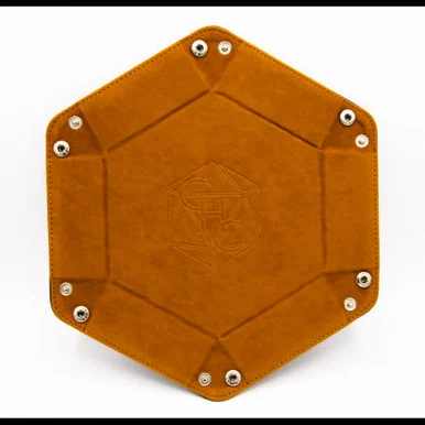 Critical Hit Collectibles Brown Hexagon Dice Tray - Critical Hits