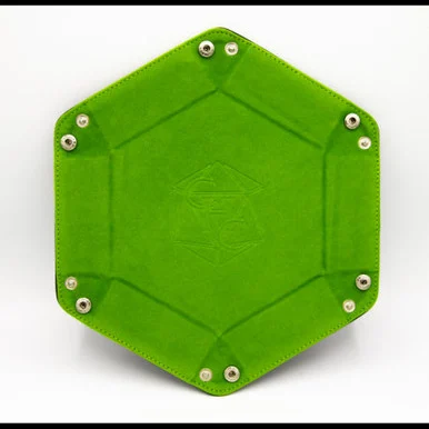 Critical Hit Collectibles Light Green Hexagon Dice Tray - Critical Hits