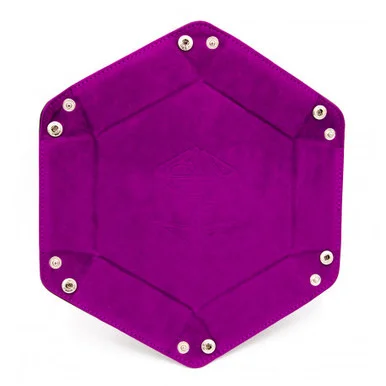 Critical Hit Collectibles Purple Hexagon Dice Tray - Critical Hits