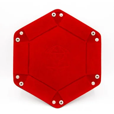 Critical Hit Collectibles Red Hexagon Dice Tray - Critical Hits