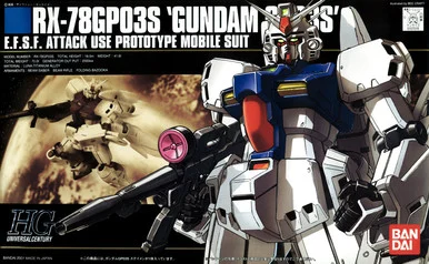 Bandai 5060967 #025 RX-78GP03S Gundam E.F.S.F. Attack Use Prototype Mobile Suit HGUC 1/144 Scale Model Kit