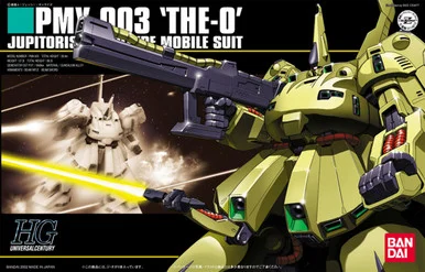 Bandai 5059568 #036 PMX-003 The-O Jupitoris Prototype Mobile Suit HGUC 1/144 Scale Model Kit