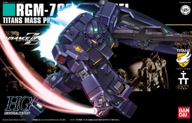 Bandai 5057395 #074 RGM-79Q GM Quel Titans Mass Productive Mobile Suit HGUC 1/144 Scale Model Kit