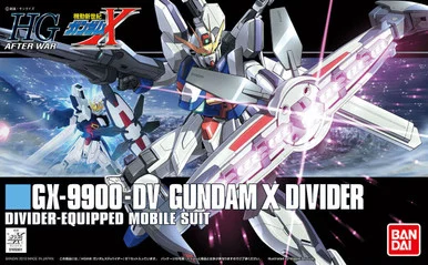 Bandai 5064116 #118 GX-9900-DV Gundam X Divider Divider-Equipped Mobile Suit HG 1/144 Scale Model Kit