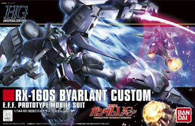 Bandai 5055609 #147 RX-160S Byarlant Custom E.F.F. Prototype Mobile Suit HGUC 1/144 Scale Model Kit
