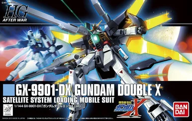 Bandai 5059166 #163 GX-9901-DX Gundam Double X Satellite System Loading Mobile Suit HG 1/144 Scale Model Kit