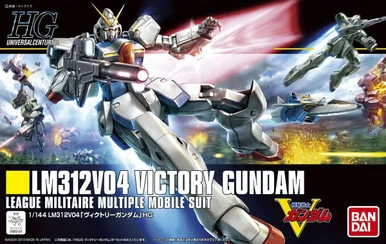 Bandai 5063038 #165 LM312V04 Victory Gundam League Militaire Multiple Mobile Suit HGUC 1/144 Scale Model Kit