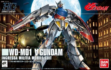 Bandai 5060401 #177 WD-M01 Turn A Gundam Ingressa Militia Mobile Suit HG 1/144 Scale Model Kit