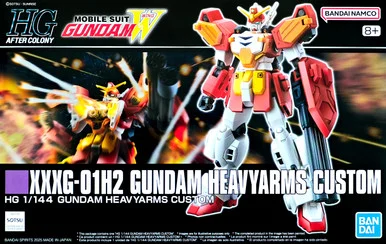 Bandai 506884 XXXG-01H2 Gundam Heavyarms Custom HG 1/144 Scale Model Kit