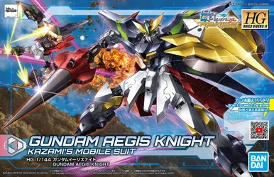 Bandai 5059543 #033 Gundam Aegis Knight Kazami 's Mobile Suit HG 1/144 Scale Model Kit