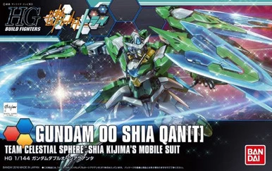 Bandai 5059564 #049 Gundam 00 Shia QAN[T] Team Celestial Sphere: Shia Kijimas Mobile Suit HG 1/144 Scale Model Kit