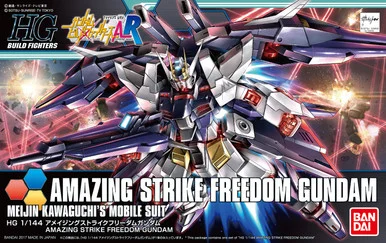 Bandai 5055445 #053 Amazing Strike Freedom Gundam Meijin Kawaguchi's Mobile Suit HG 1/144 Scale Model Kit