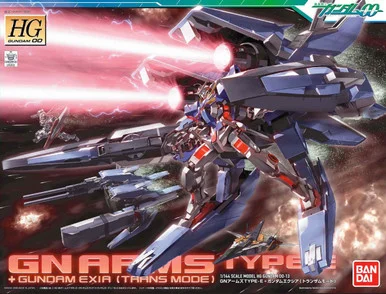 Bandai 5057929 #13 GN Arms Type-E + Gundam Exia (Trans-Am Mode) HG 1/144 Scale Model Kit