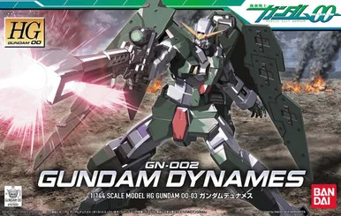 Bandai 5059233 #003 GN-002 Gundam Dynames HG 1/144 Scale Model Kit