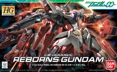Bandai 5057934 #053 Reborns Gundam CB-0000G/C HG 1/144 Scale Model Kit